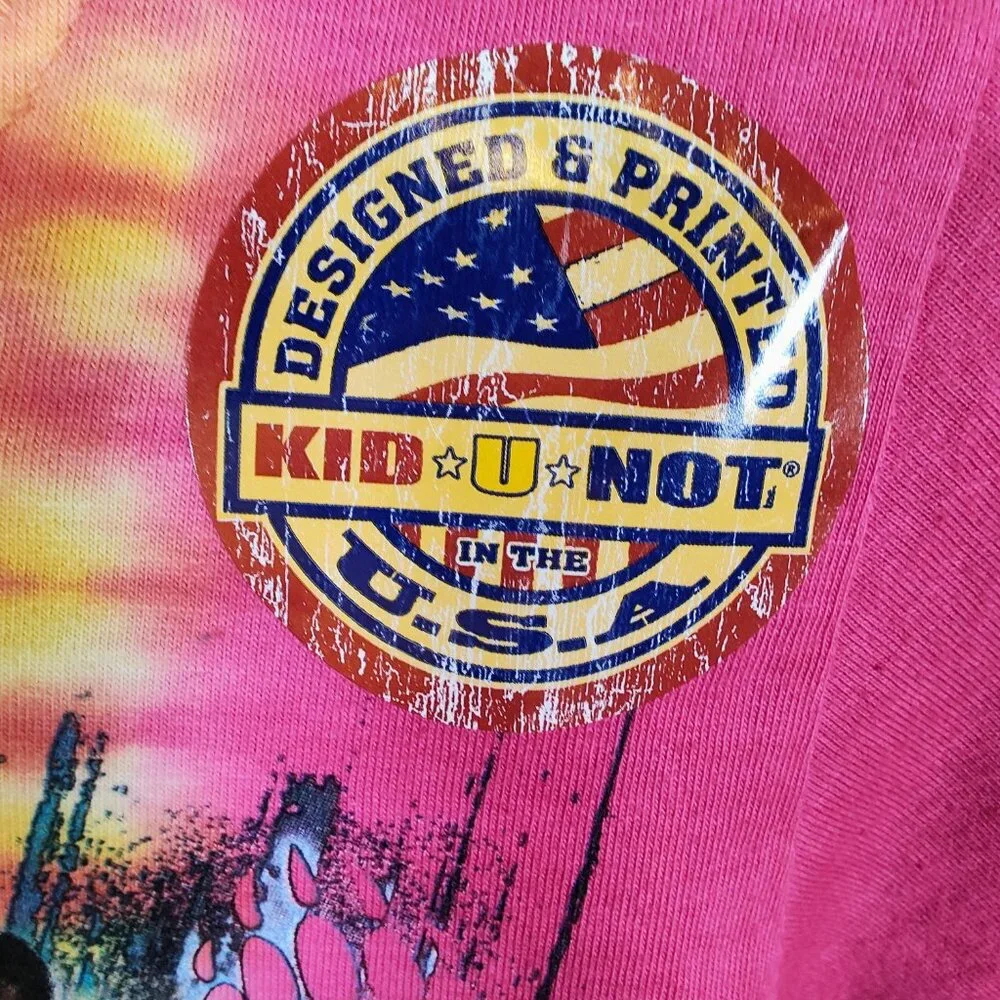 Kid-U-Not Boys Yellow Stone National Park Glow in the Dark‎ T-Shirt NWOT